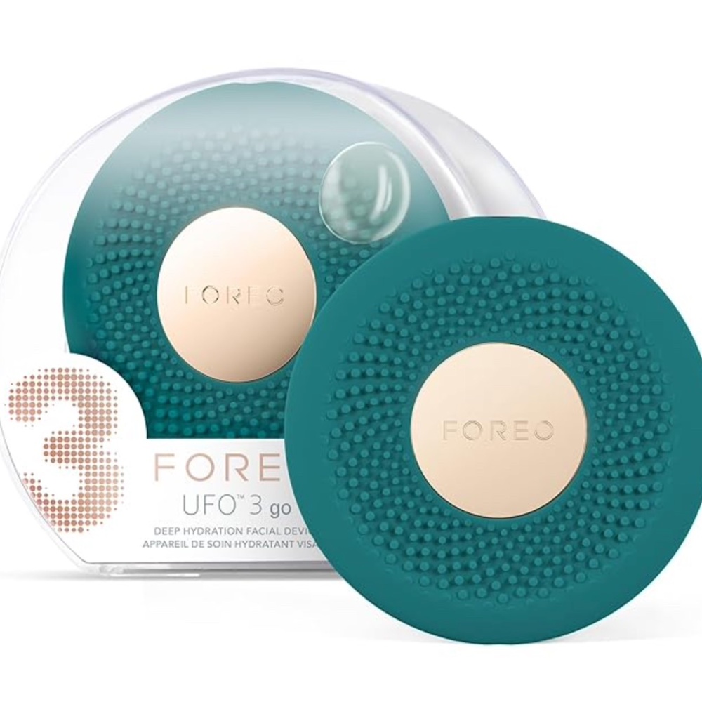 NWT FOREO UFO 3 Go Facial Device LED T-Sonic Deep Hydration Skincare - EVERGREEN